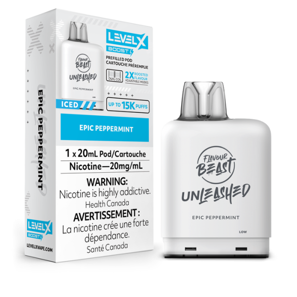 Unleashed Flavour Beast Level X G2 Boost Replacement Pod 20mL,