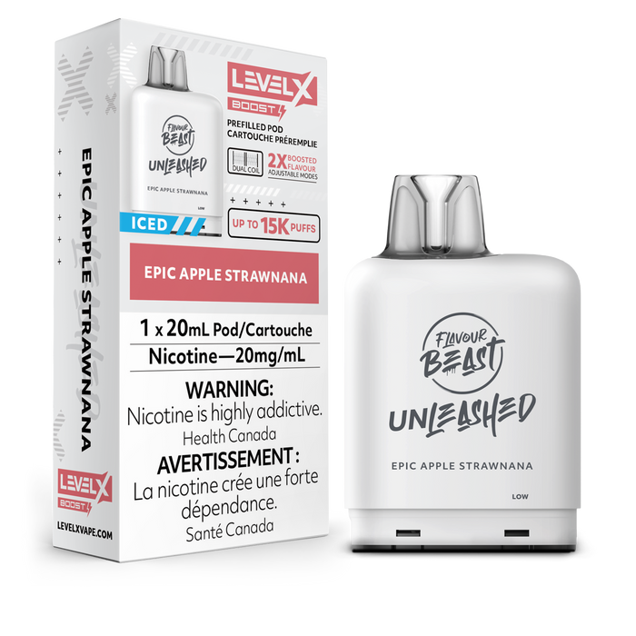 Unleashed Flavour Beast Level X G2 Boost Replacement Pod 20mL,