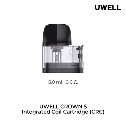 Uwell Crown S Replacement Pods (2 Pack), Uwell Crown S Replacement Pods (2 Pack),
