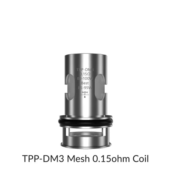Voopoo TPP Replacement Coil for Drag 3 Pod Kit, Drag X Plus Pod Kit 3pcs,