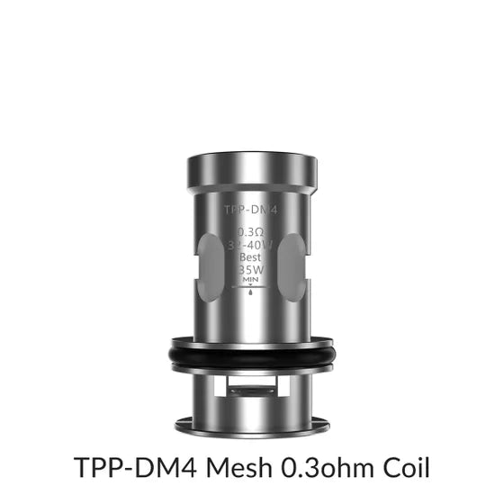 Voopoo TPP Replacement Coil for Drag 3 Pod Kit, Drag X Plus Pod Kit 3pcs,