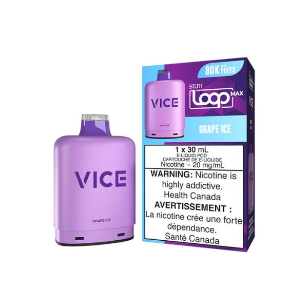 STLTH LOOP MAX X Vice Replacement Pod 30mL,