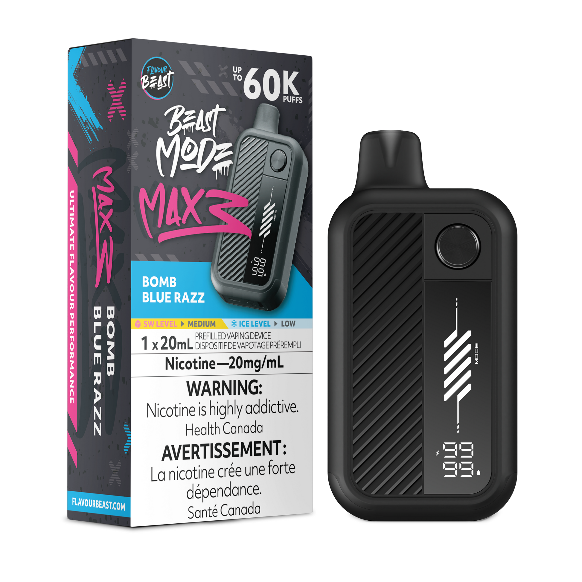 flavour beast mode max 3 disposable vape 20ml Flavour Beast Mode MAX 3 Disposable Vape 20mL