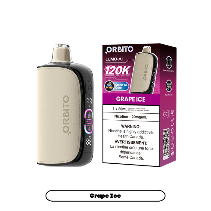 Orbito Lumo AI 120K Disposable Vape 30mL,