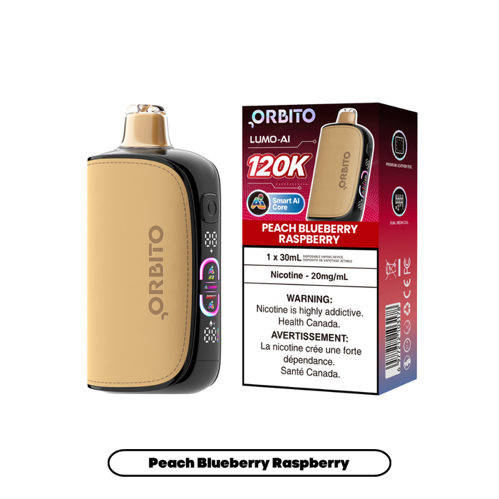 Orbito Lumo AI 120K Disposable Vape 30mL,