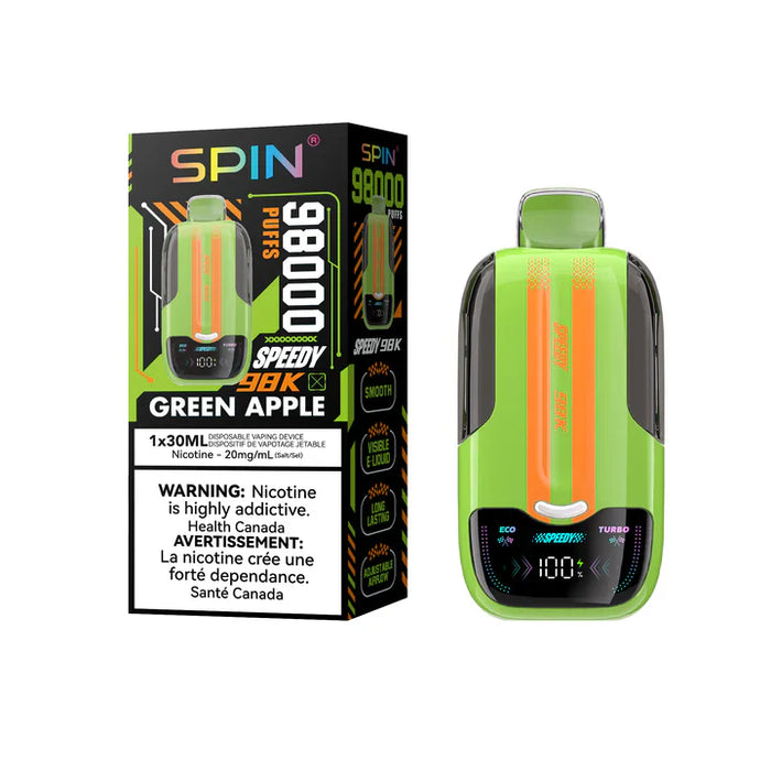 SPIN Speedy 98K Disposable Vape 30mL, SPIN Speedy 98K Disposable Vape 30mL,