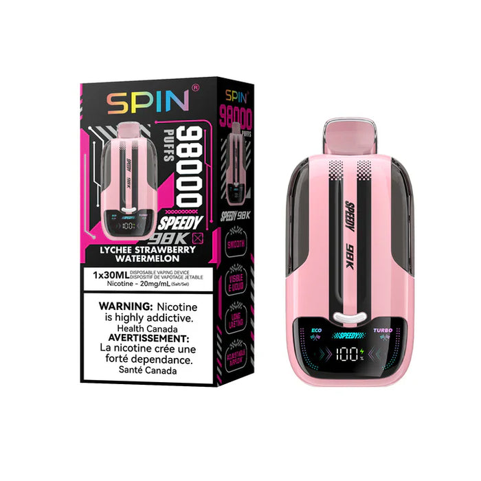 SPIN Speedy 98K Disposable Vape 30mL, SPIN Speedy 98K Disposable Vape 30mL,