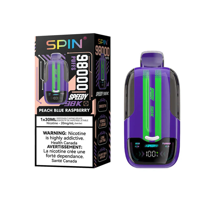 SPIN Speedy 98K Disposable Vape 30mL, SPIN Speedy 98K Disposable Vape 30mL,