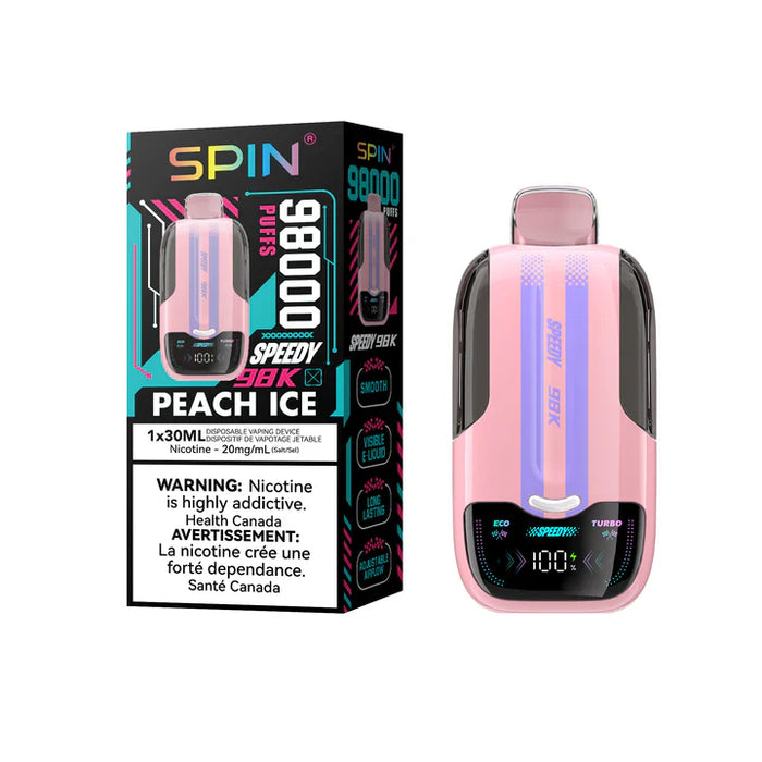SPIN Speedy 98K Disposable Vape 30mL, SPIN Speedy 98K Disposable Vape 30mL,