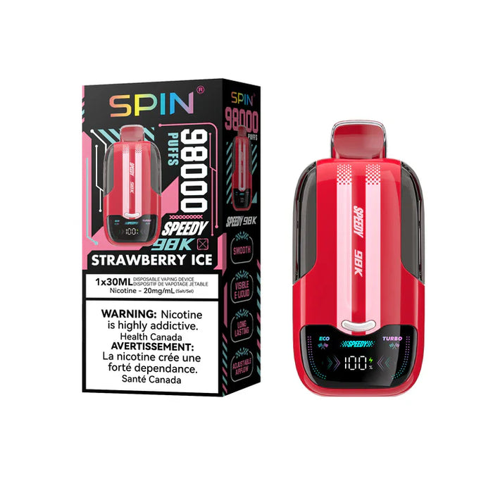 SPIN Speedy 98K Disposable Vape 30mL, SPIN Speedy 98K Disposable Vape 30mL,