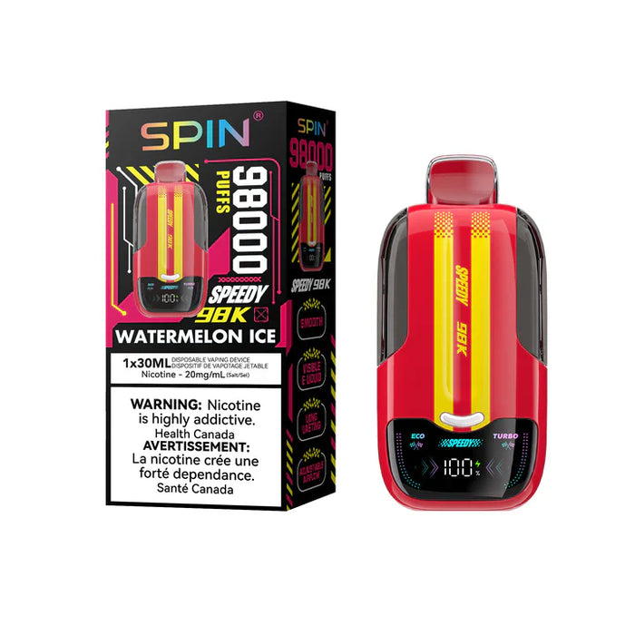 SPIN Speedy 98K Disposable Vape 30mL, SPIN Speedy 98K Disposable Vape 30mL,