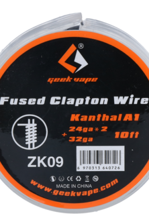 10ft geekvape ka a1 fused clapton wire 24ga 2 32ga zk09