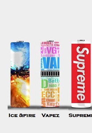 18650 battery wrap skin