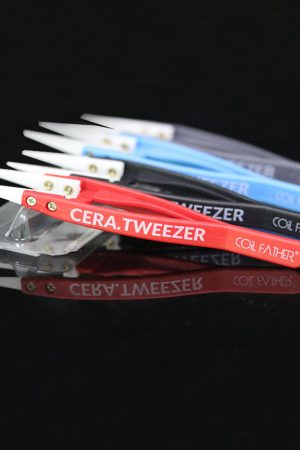 coil father elastic ceramic tweezers grey