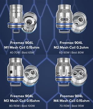 freemax 904l m mesh coil for m pro 2 mesh pro fireluke fireluke pro tank