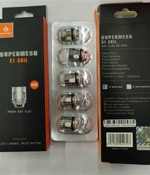geekvape super mesh replacement coil for shield aero cerberus se 5pcs