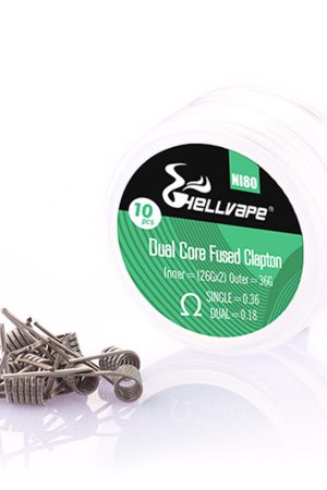 hellvape ni80 fused clapton pre built coils mtl dual triple quad