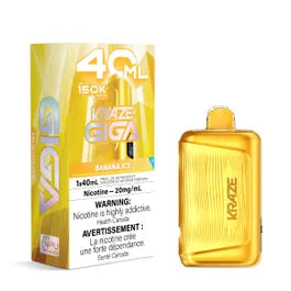 kraze giga rechargeable disposable vape 40ml